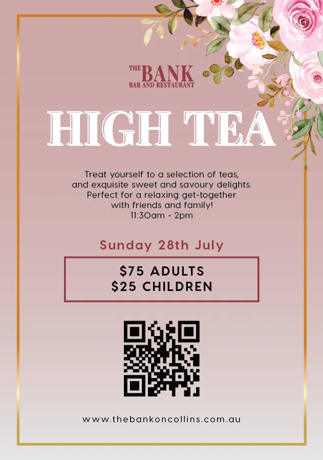 The Bank July High Tea